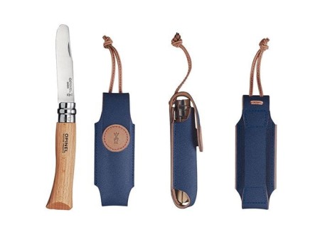 Nóż z etui, Opoinel z etui, etui do Opinel, Opinelek.jpg