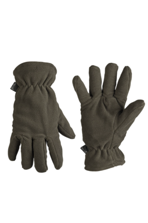 Rękawiczki polarowe zielone, ciepłe rękawiczki na zimę, rękawiczki harcerskie, rękawiczki militarne.
