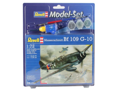 Przejdź do produktu Zestaw podarunkowy Messerschmitt BF-109 G-10 Revell 64160
