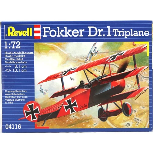 Przejdź do produktu Model samolotu Fokker DR. 1 Triplane Revell 04116