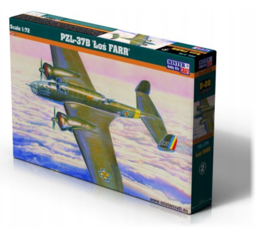 Przejdź do produktu Model PZL-37B 'Łoś FARR & VVS' - MisterCraft D09