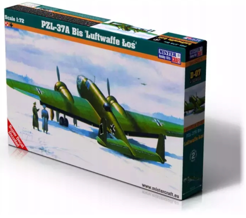 Przejdź do produktu Model PZL P-37A Bis Łoś I Luftwaffe - MisterCraft D07