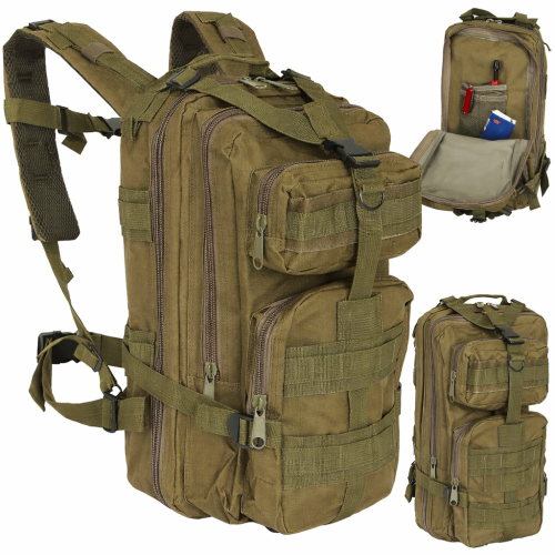 Przejdź do produktu Plecak taktyczny, wojskowy, zielony mały