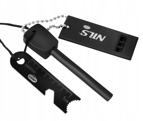 Przejdź do produktu Krzesiwo magnezowe czarne Nils