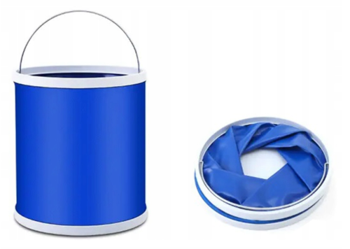 Przejdź do produktu Wiadro składane niebieskie 9L