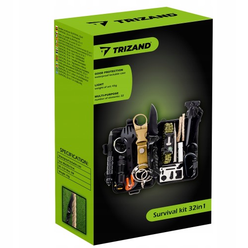 Przejdź do produktu Zestaw survivalowy 32 w 1 Trizand