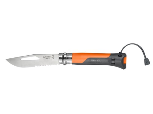 Przejdź do produktu Składany nóż Opinel ząbkowany 08 outdoor sport (pomarańczowo czarny)