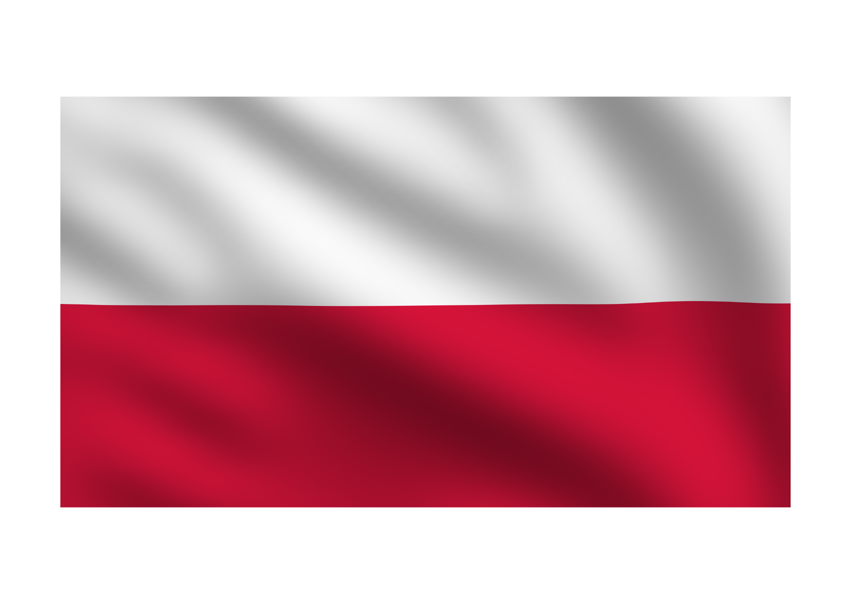 Flaga Polski na drzewiec (bawełna)